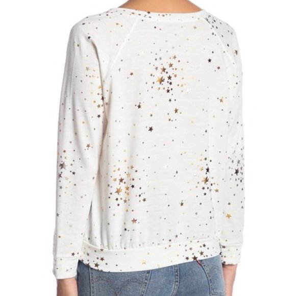 Prince Peter Gold Star Pullover (sz S, ivory) - Picture 2 of 7